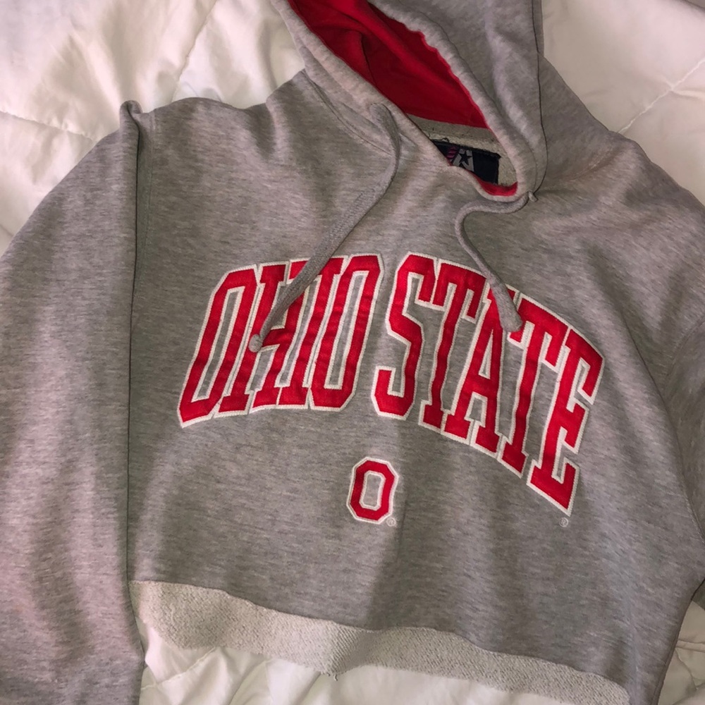 cropped ohio state hoodie